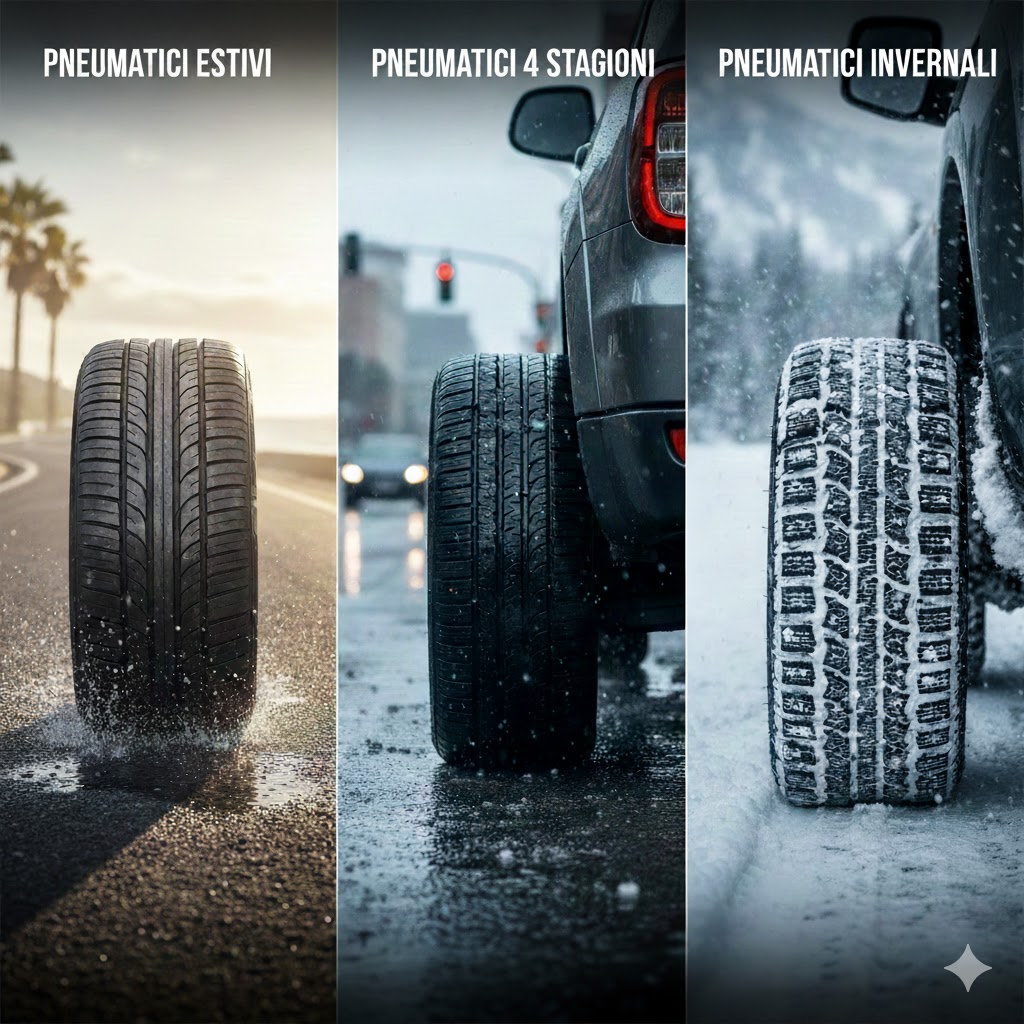 Guida Definitiva agli Pneumatici: Estivi, Invernali o 4 Stagioni?